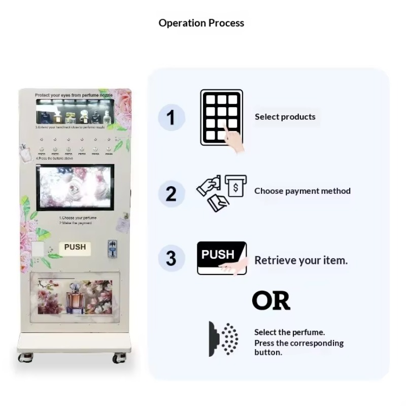 Perfume Tester Vending Machine - Perfume Fragrance Sale ulasan dan harga