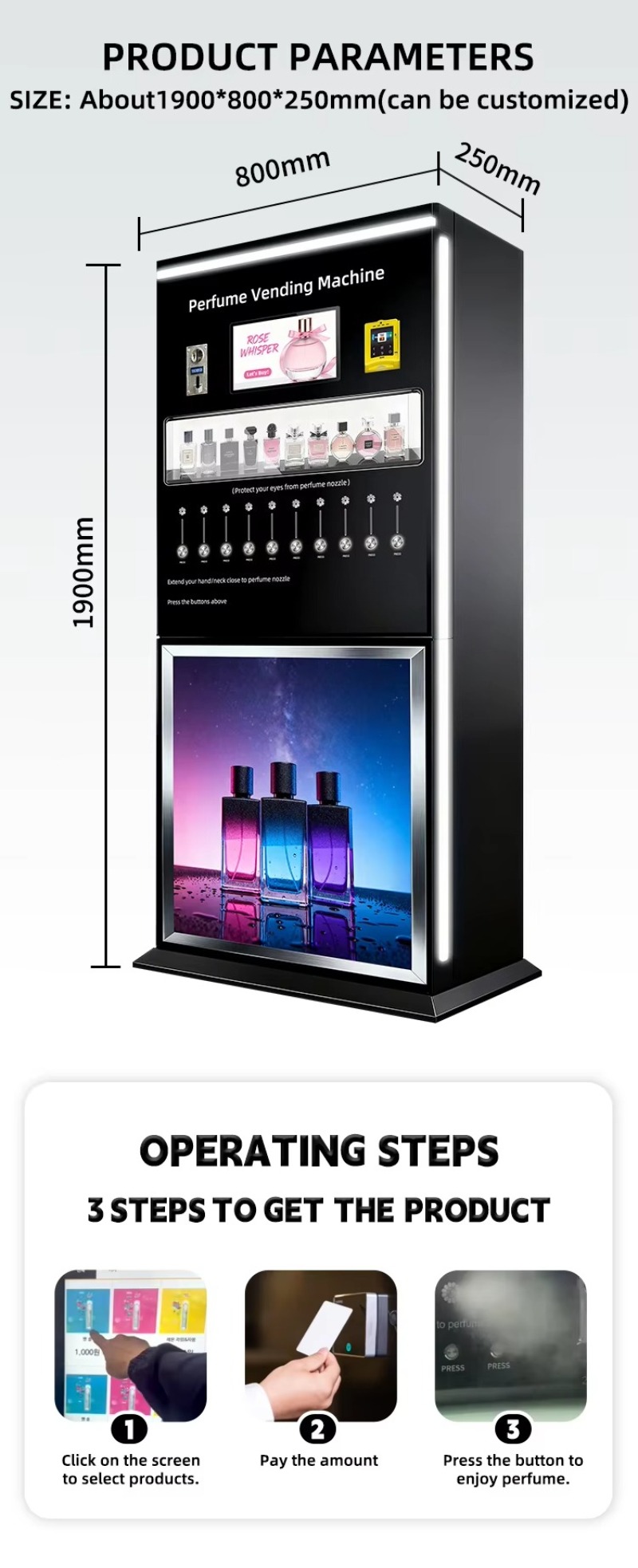 Perfume Vending Machine Smart  - Perfume Fragrance Sale ulasan dan harga